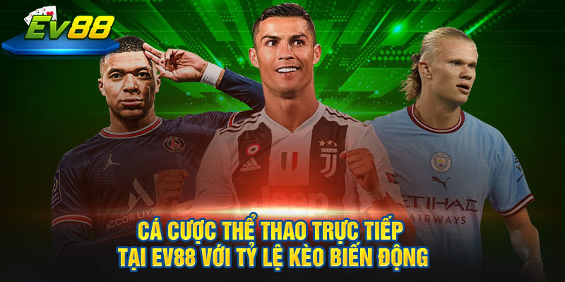Cá cược Thể Thao trực tiếp tại EV88 với tỷ lệ kèo biến động